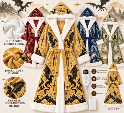 Bookish Heated Robes
